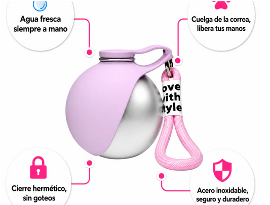 PeludosClub™ - Botella Portátil Para Perros